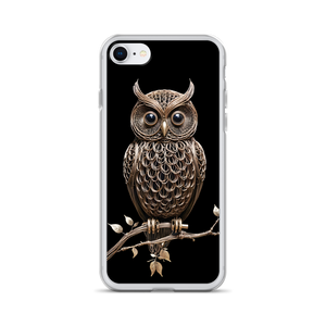 Owl Copper Art iPhone Case