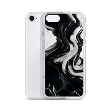 Black and White Fluid iPhone® Phone Case