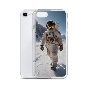 Astronaut Snow iPhone Case