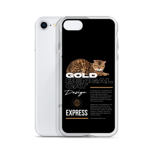 Gold Bengal Cat iPhone Case