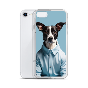 Sad Dog Blue iPhone Case