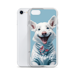 Cute Dog Be Yourself iPhone Case