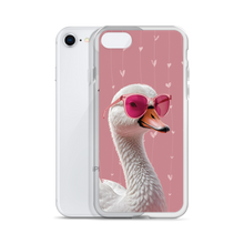 Cute Pink Swan iPhone Case