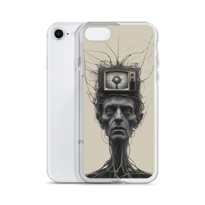 Brain Wash by Media iPhone Case