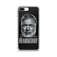 Drink Like Hemingway Portrait Clear Case for iPhone®