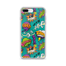 Comic Text Pattern iPhone Case