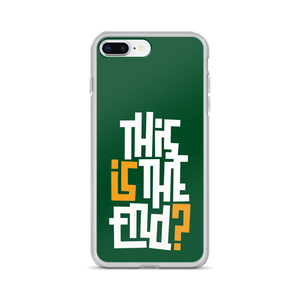 IS/THIS IS THE END? Forest Green iPhone Phone Case