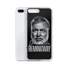 Drink Like Hemingway Portrait Clear Case for iPhone®