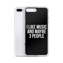 I Like Music and Maybe 3 People iPhone Phone Case