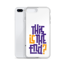 IS/THIS IS THE END? Purple Yellow iPhone Phone Case