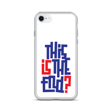 IS/THIS IS THE END? Navy Red iPhone Phone Case