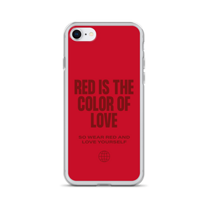 Red is the color of love iPhone® Phone Case