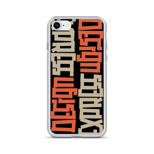 Design Express Typography iPhone Case