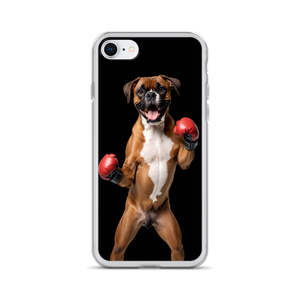 Boxer Boxing Black iPhone Case