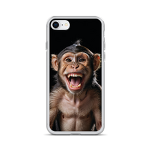 Happy Monkey Black iPhone Case