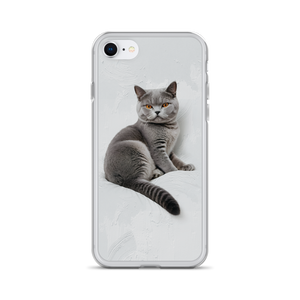 Relaxing British Shorthair Cat iPhone Case