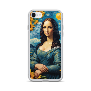 Monalisa Painting in Van Gogh Style iPhone Case