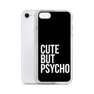 Cute But Psycho iPhone® Black Phone Case