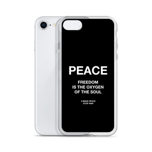 Freedom is the oxygen of the soul iPhone® Phone Case