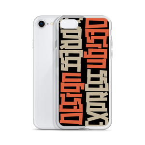 Design Express Typography iPhone Case