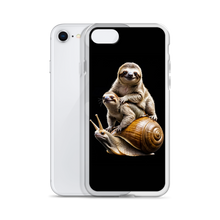 Sloth Riding A Snail iPhone Case