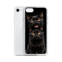 Two Black Cats Follows iPhone Case