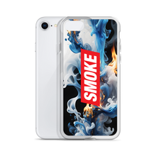 Blue Smoke Fire iPhone Case