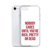 Nobody Cares (Funny) iPhone Case