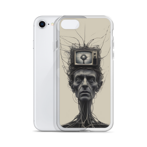 Brain Wash by Media iPhone Case