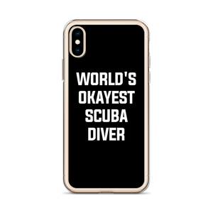 World's Okayest Scuba Diver Clear Case for iPhone®