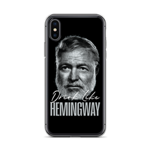 Drink Like Hemingway Portrait Clear Case for iPhone®