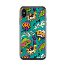 Comic Text Pattern iPhone Case