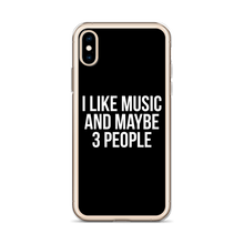 I Like Music and Maybe 3 People iPhone Phone Case