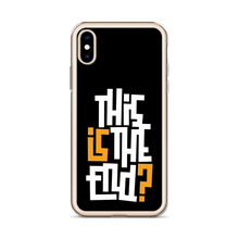 IS/THIS IS THE END? Black Yellow White iPhone Phone Case