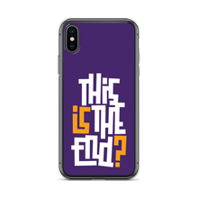 IS/THIS IS THE END? Purple Yellow Reverse iPhone Phone Case