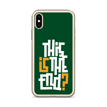 IS/THIS IS THE END? Forest Green iPhone Phone Case