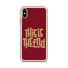 THIS IS THE END? Burgundy iPhone Phone Case