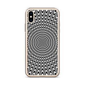 Vertigo Optical Illusion Background iPhone® Phone Case