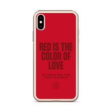 Red is the color of love iPhone® Phone Case