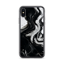 Black and White Fluid iPhone® Phone Case