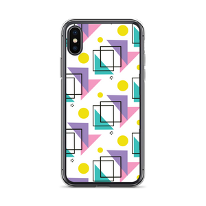 Memphis Colorful Pattern 02 iPhone® Phone Case