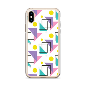 Memphis Colorful Pattern 02 iPhone® Phone Case