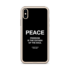 Freedom is the oxygen of the soul iPhone® Phone Case