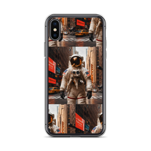 Astronout in the City iPhone Case