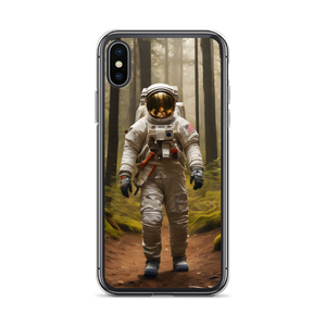 Astronout in the Forest iPhone Case