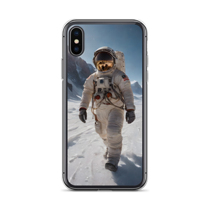 Astronaut Snow iPhone Case