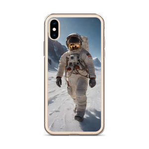 Astronaut Snow iPhone Case