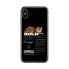 Gold Bengal Cat iPhone Case