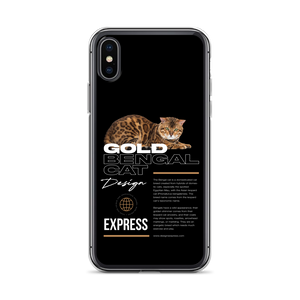 Gold Bengal Cat iPhone Case