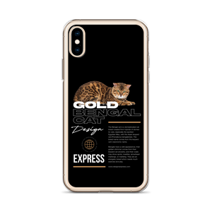 Gold Bengal Cat iPhone Case